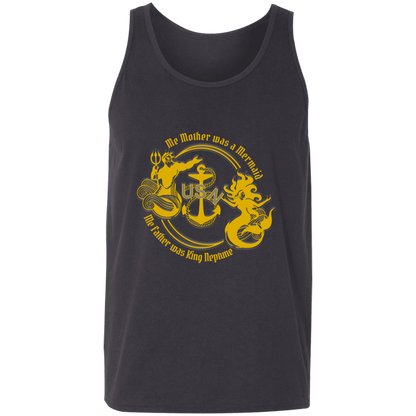 Me Mother and Father Gold Unisex Tank
