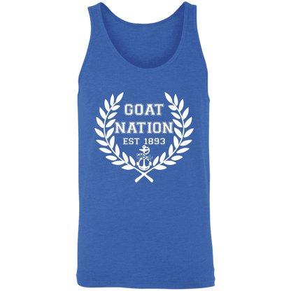 Goat Nation White Unisex Tank
