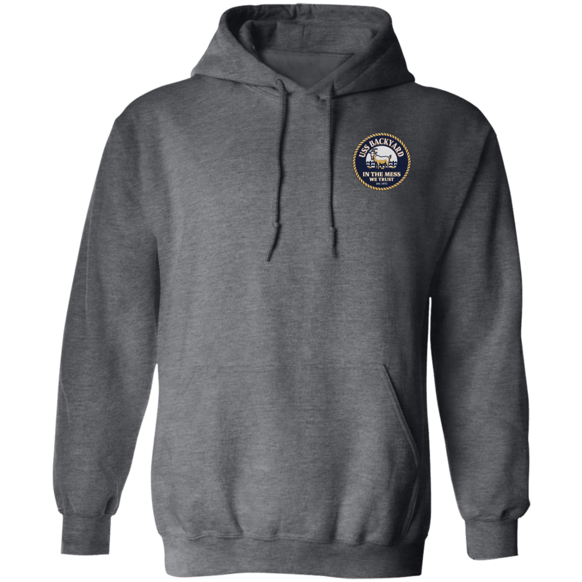 USS Backyard FB Pullover Hoodie