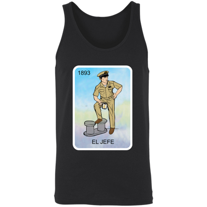 El Jefe Brown Shoe Card Unisex Tank