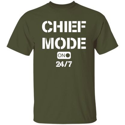 Chief Mode White 5.3 oz. T-Shirt