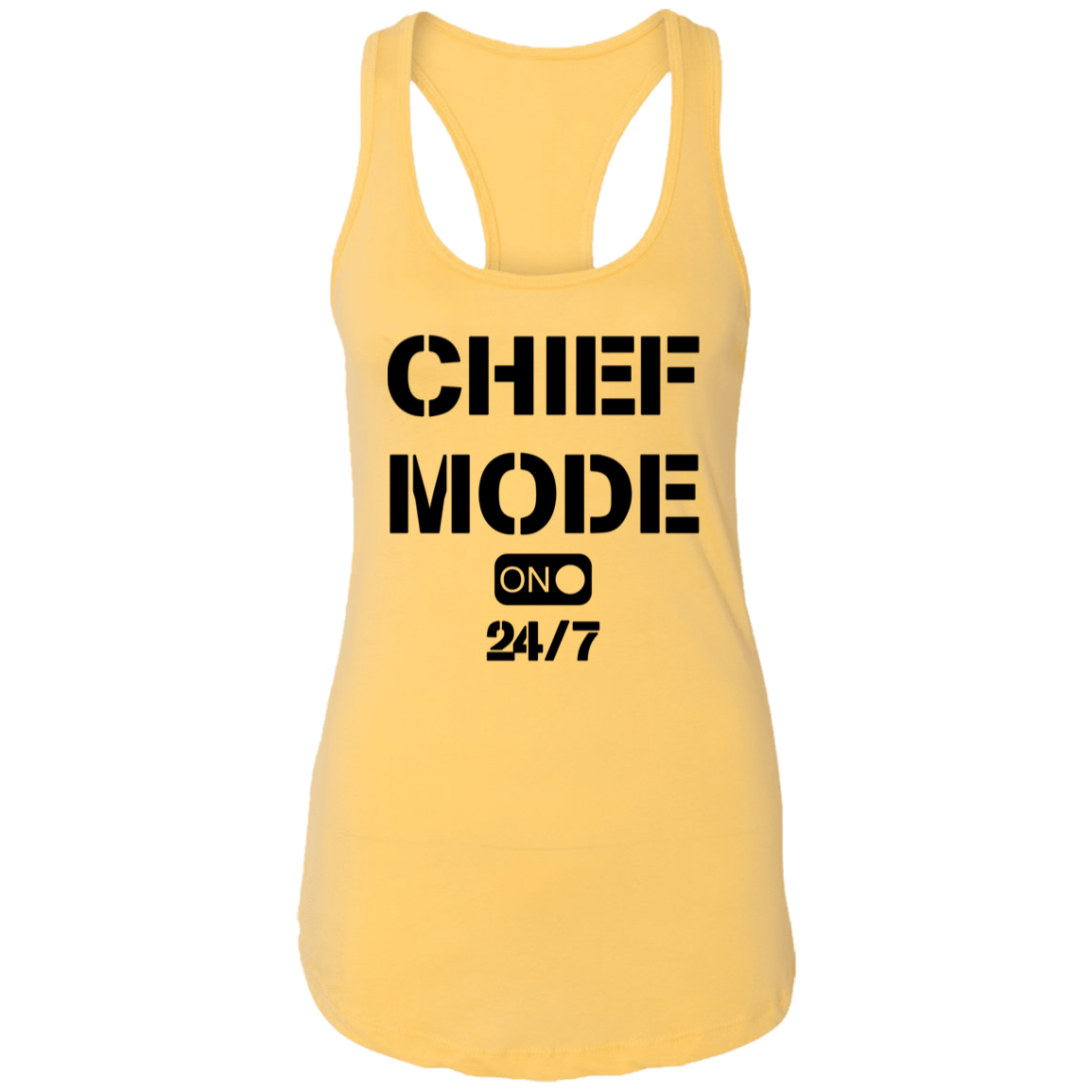 Chief Mode Ladies Racerback Tank