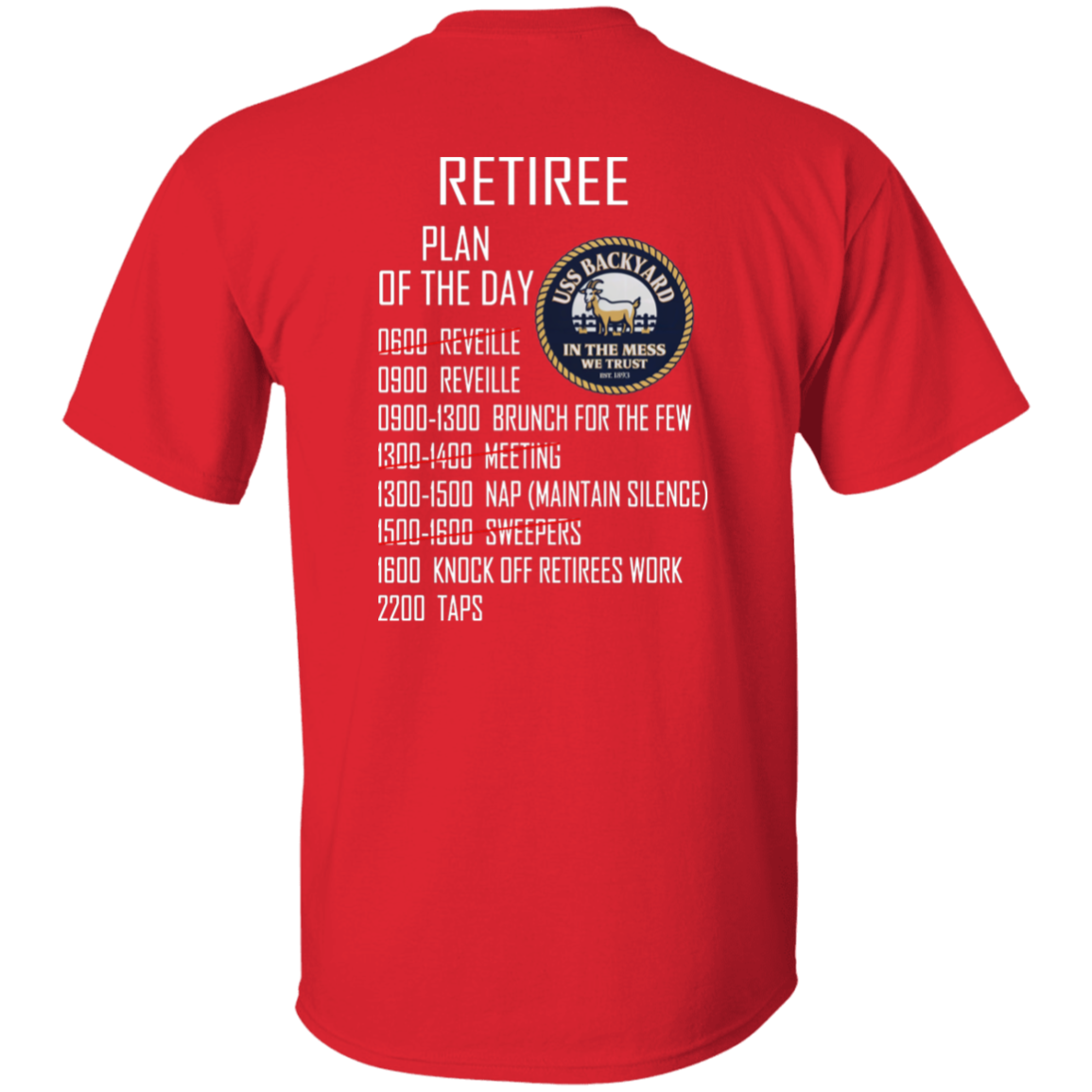 Retiree POD 5.3 oz. T-Shirt