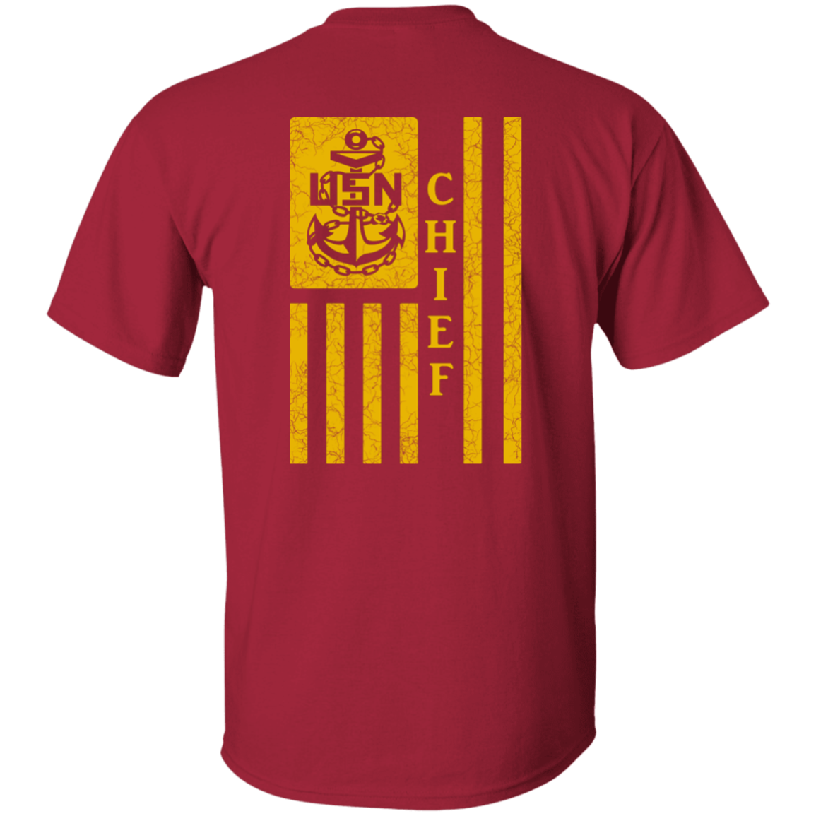 Chief Flag Front and Back 5.3 oz. T-Shirt