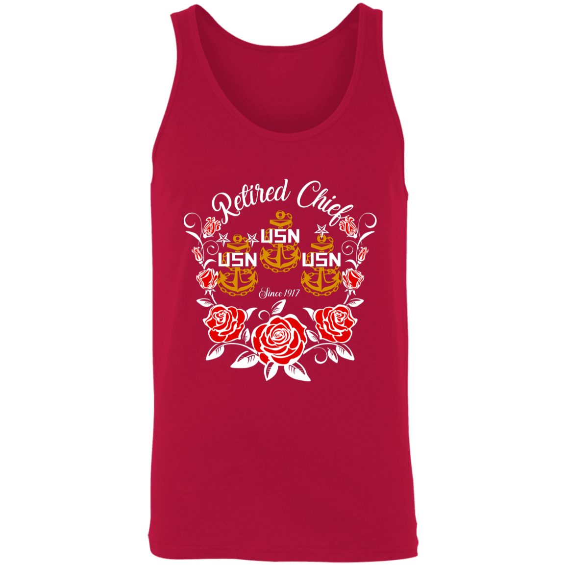 Retired Chief Rose Unisex Tank