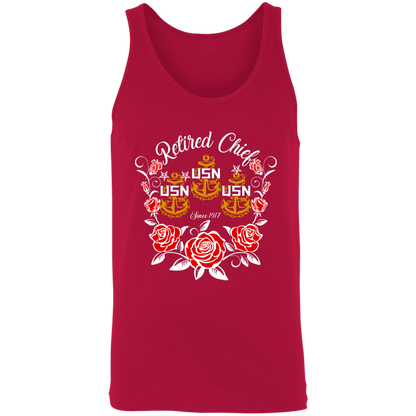 Retired Chief Rose Unisex Tank