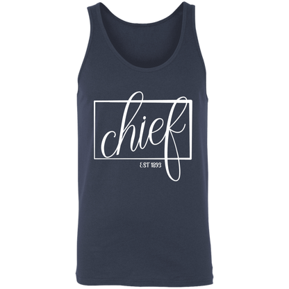 Chief 1893 White Unisex Tank
