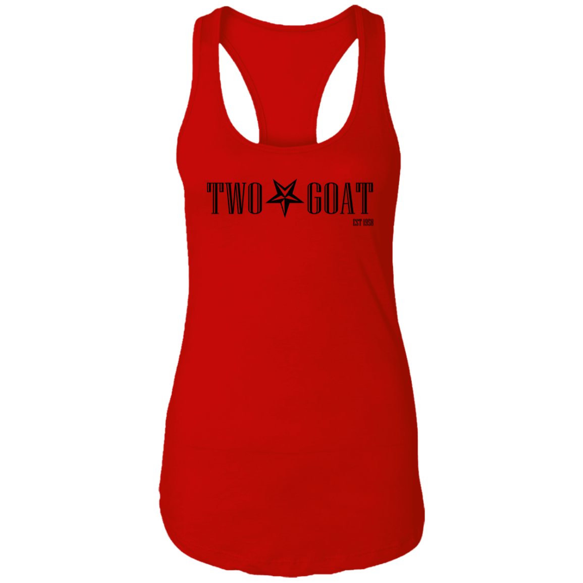 Two Star Goat Ladies Racerback Tank