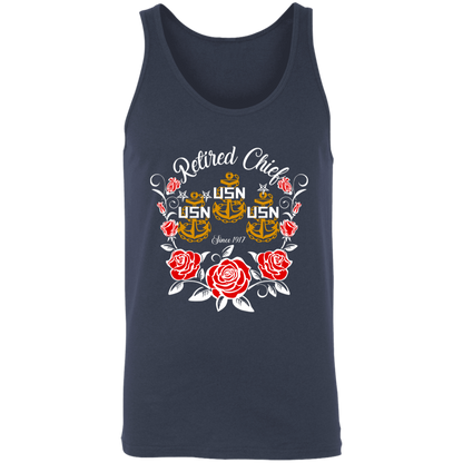 Retired Chief Rose Unisex Tank