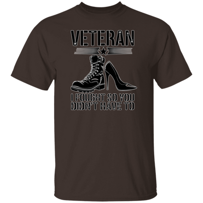 Veteran I Fought 5.3 oz. T-Shirt