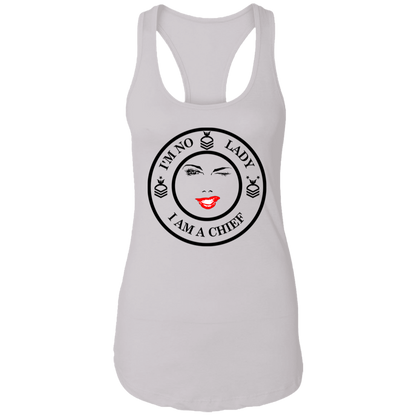 I'm No Lady Ladies Racerback Tank