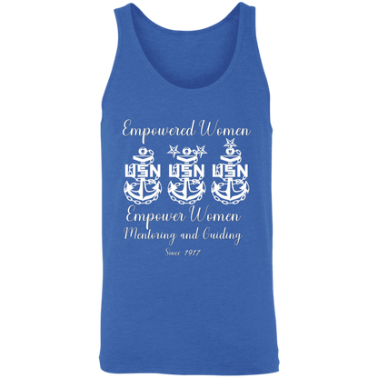 Empowered Women White Design Unisex Tank