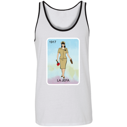 La Jefa Brown Shoe Unisex Tank