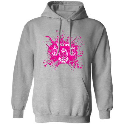 Retired Chief Pink Paint  Pullover Hoodie