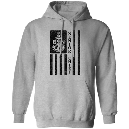 Senior Chief Flag  Pullover Hoodie