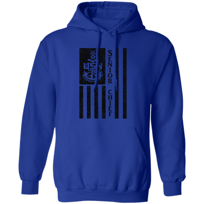 Senior Chief Flag  Pullover Hoodie
