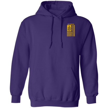 Retired Senior Chief Flag FB Pullover Hoodie