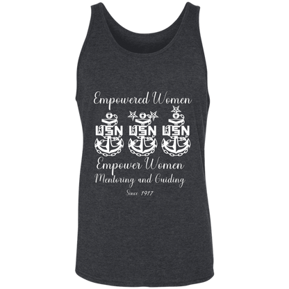 Empowered Women White Design Unisex Tank