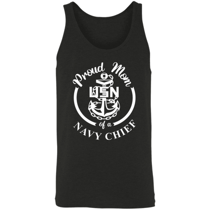 Proud Mom White Design  Unisex Tank