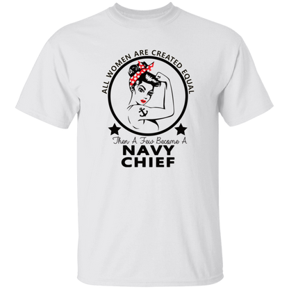 Navy Girl Chief  5.3 oz. T-Shirt