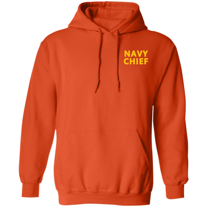 Navy Girl Front and Back Pullover Hoodie