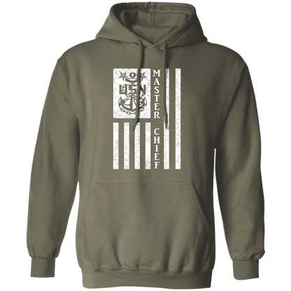 Master Chief Flag White Pullover Hoodie