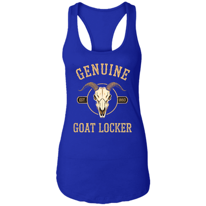 Genuine Goat Locker Ladies Racerback Tank