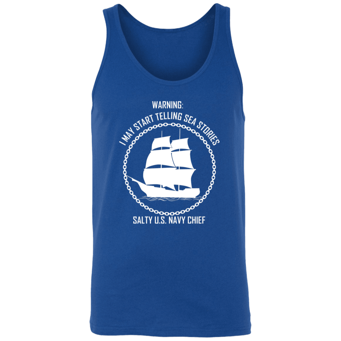 Salty Sea Story White Unisex Tank