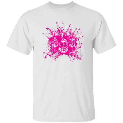 Navy Chief Pink Paint 5.3 oz. T-Shirt