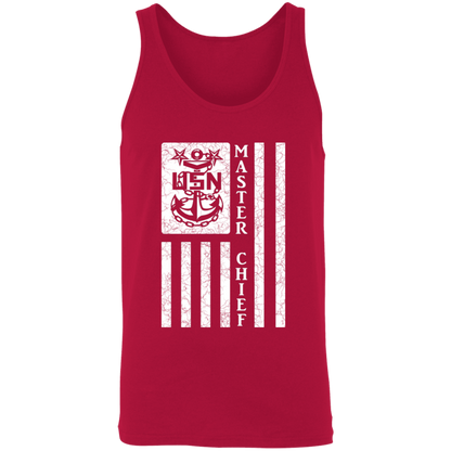 Master Chief Flag White  Unisex Tank