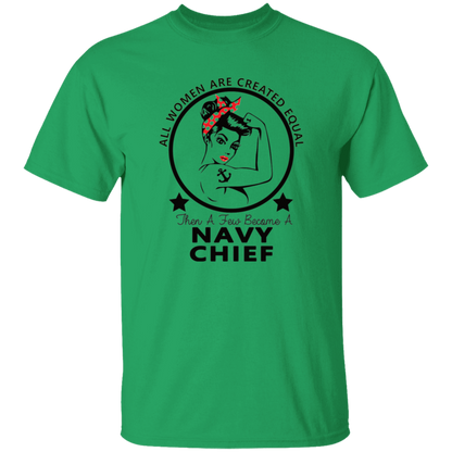Navy Girl Chief  5.3 oz. T-Shirt