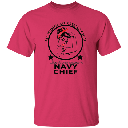 Navy Girl Chief  5.3 oz. T-Shirt