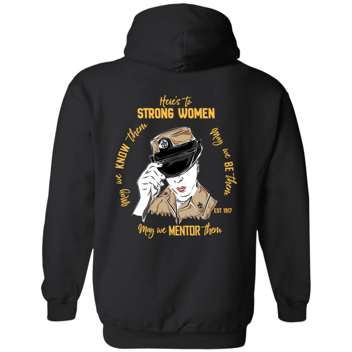 Strong Woman FB Pullover Hoodie