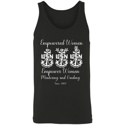 Empowered Women White Design Unisex Tank