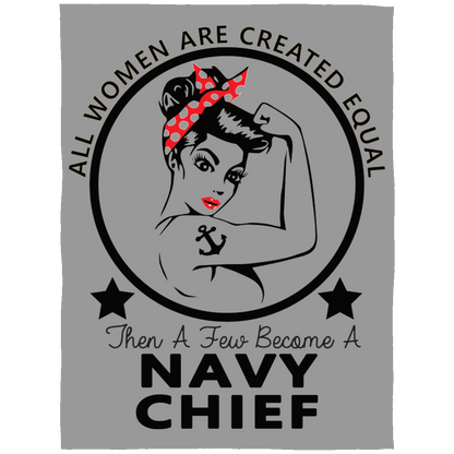 Navy Girl Fleece Blanket 60x80