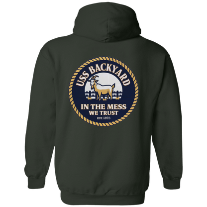 USS Backyard FB Pullover Hoodie