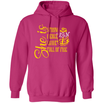 She Is Gold Pullover Hoodie