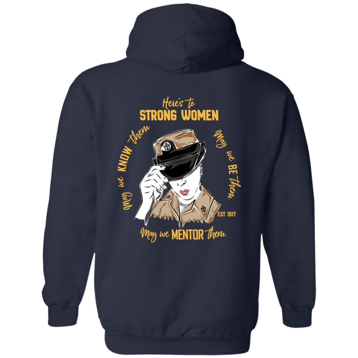 Strong Woman FB Pullover Hoodie