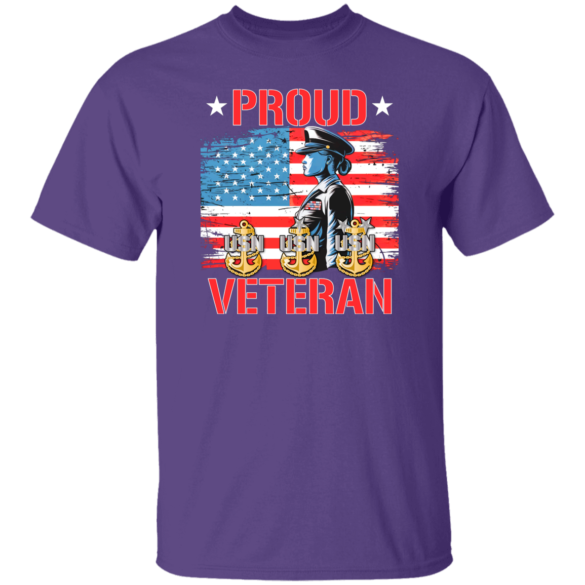 Proud Veteran 5.3 oz. T-Shirt