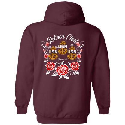 Retired Chief Rose FB Pullover Hoodie