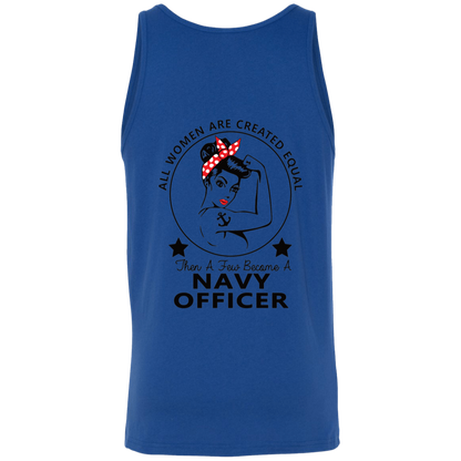 Navy Girl Officer FB Unisex Tank