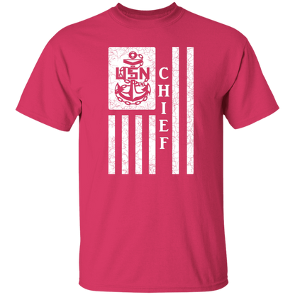Chief Flag White 5.3 oz. T-Shirt