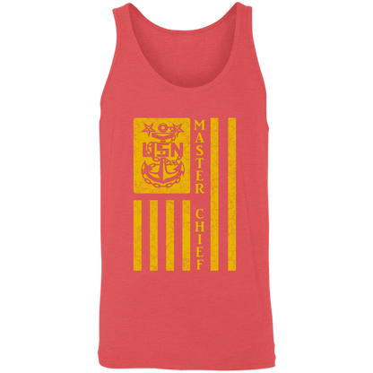 Master Chief Flag Gold Unisex Tank