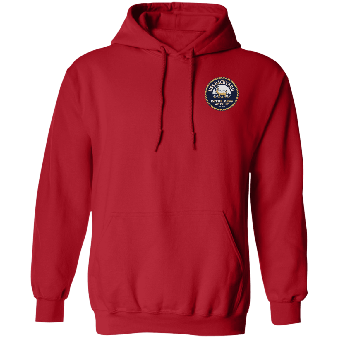 USS Backyard FB Pullover Hoodie