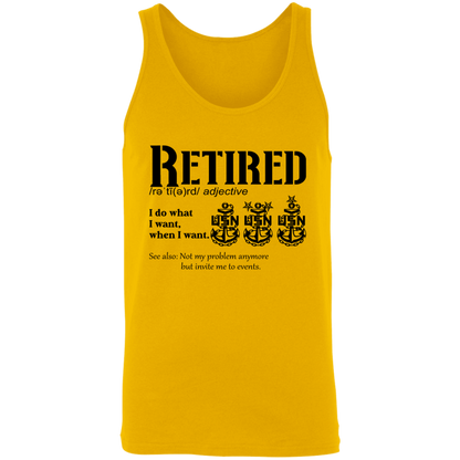Retired Definition Unisex Tank