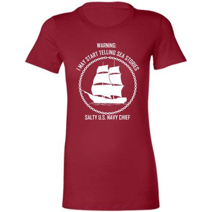 Salty Sea Story White Ladies' Favorite T-Shirt