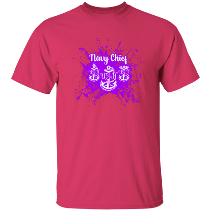 Navy Chief Purple Paint 5.3 oz. T-Shirt