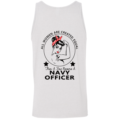 Navy Girl Officer FB Unisex Tank