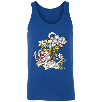 Wooden Anchor Unisex Tank