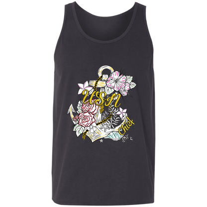 Wooden Anchor Unisex Tank